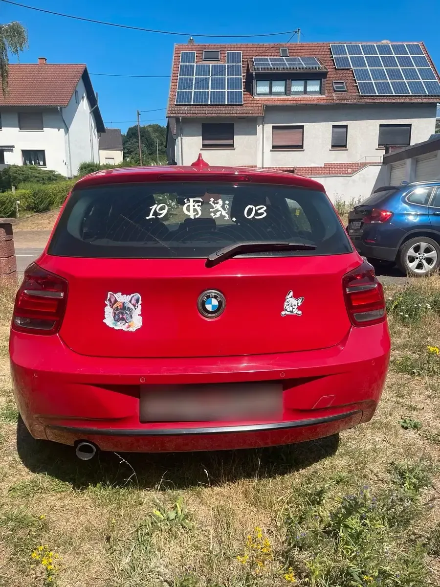 Gebraucht BMW 116 Sport Line 136 PS (100 kW) 2014 Rot Kleinwagen