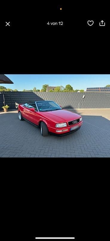 Gebraucht Audi 80 133 PS (97 kW) 1993 Rot Cabrio
