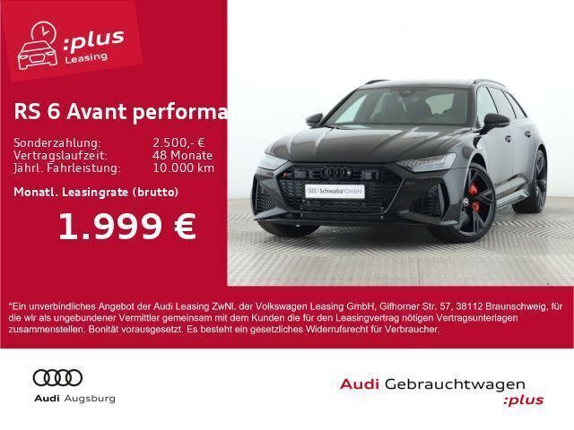 Mythosschwarz metallic Gebraucht 2025 Audi RS6 Performance Kombi | 156.890 € (Superpreis) - Bild 1/4