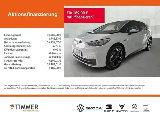 Gebraucht VW ID.3 Pure 110 kW (150 PS) 2021 Andere Kleinwagen