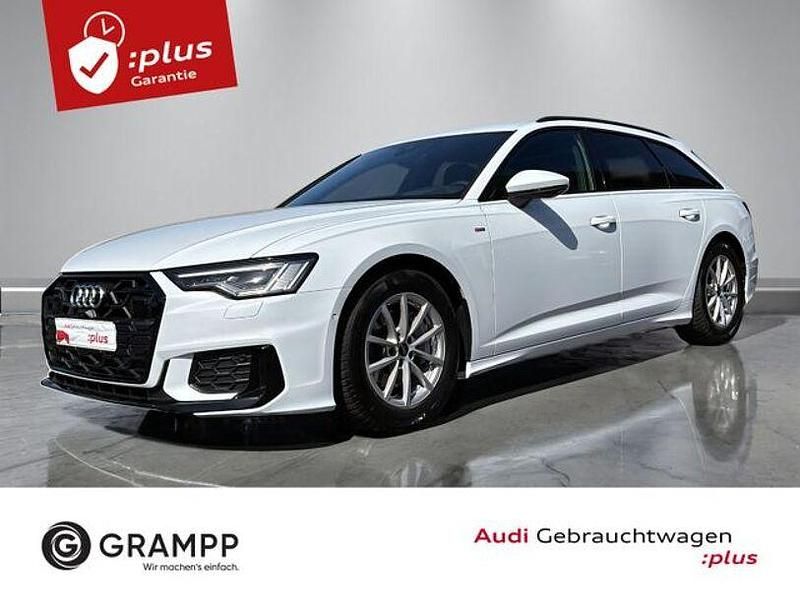 Weiß Gebraucht 2024 Audi A6 S-Line Kombi | 51.990 € (Teuer) - Bild 1/4