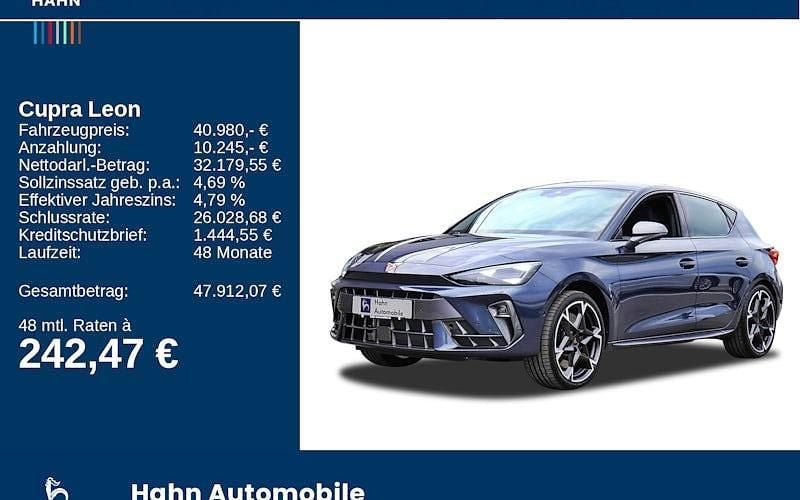 Neu Cupra Leon VZ 325 PS (239 kW) 2026 Grau Limousine