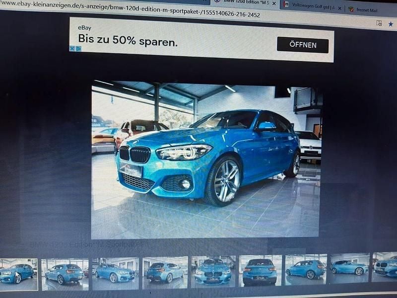 Blau Gebraucht 2017 BMW 120 M Sport Kleinwagen | 11.400 € (Guter Preis) - Bild 1/4