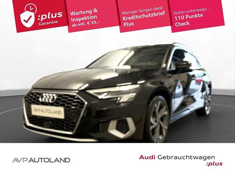 Schwarz Gebraucht 2022 Audi A3 Sportback e-tron Advanced Kleinwagen | 23.776 € (Fairer Preis) - Bild 1/4