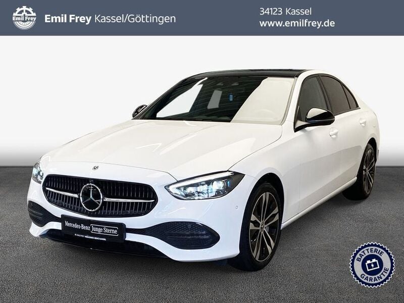 Polarweiß Gebraucht 2024 Mercedes C300e Avantgarde Limousine | 43.200 € (Guter Preis) - Bild 1/4