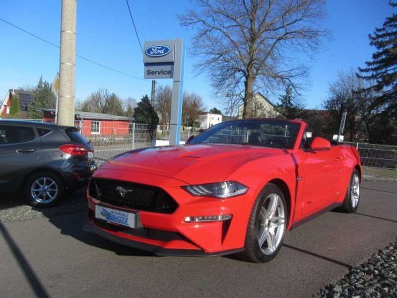 Racerot Gebraucht 2020 Ford Mustang GT Convertible Cabrio | 50.480 € (Teuer) - Bild 1/4