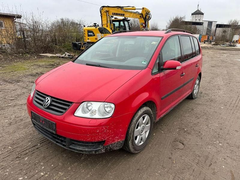 Rot Gebraucht 2005 VW Touran Highline Van / Kleinbus | 750 € (Superpreis) - Bild 1/4
