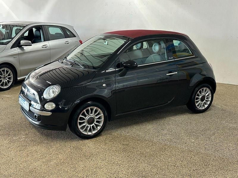 Gebraucht Fiat 500 Lounge 69 PS (50 kW) 2012 Schwarz Cabrio