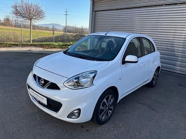 Weiß Gebraucht 2015 Nissan Micra Acenta Limousine | 7.890 € (Etwas zu teuer) - Bild 1/4