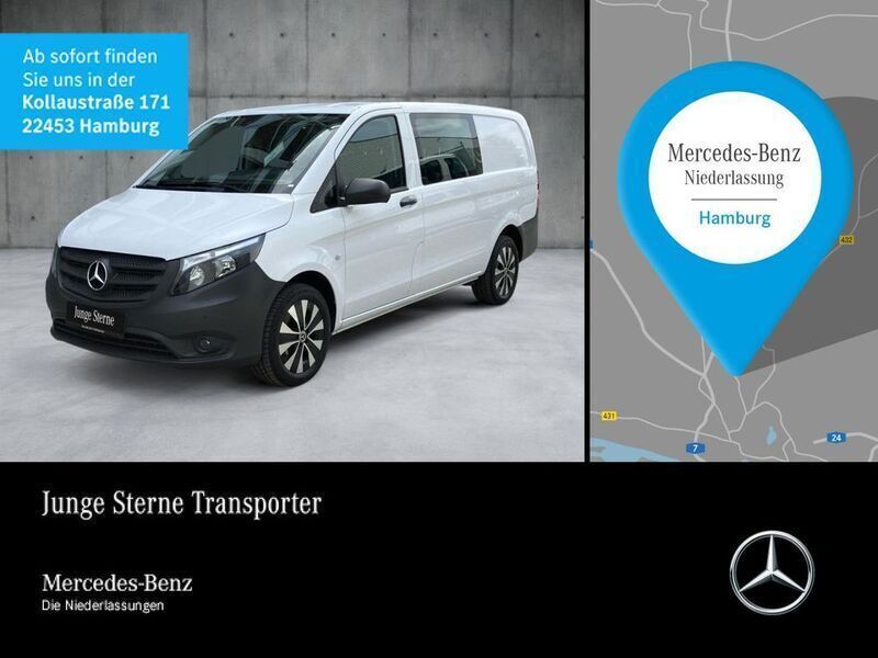 Weiß Gebraucht 2023 Mercedes Vito Van / Kleinbus | 40.198 € (Teuer) - Bild 1/4