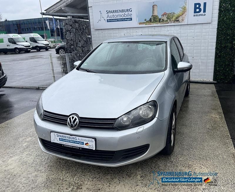 Gebraucht VW Golf VI Trendline 80 PS (58 kW) 2009 Silber Kleinwagen
