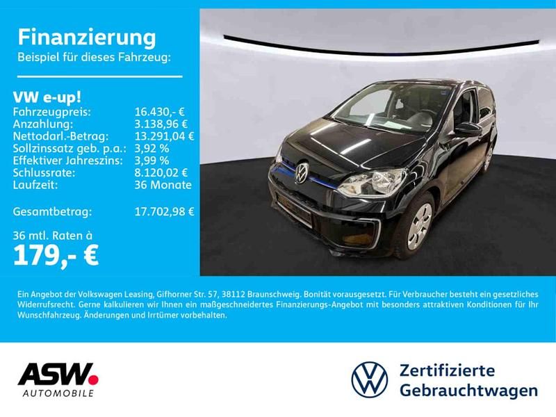 Gebraucht VW e-up! Style 61 kW (83 PS) 2022 Deep black perleffekt Kleinwagen