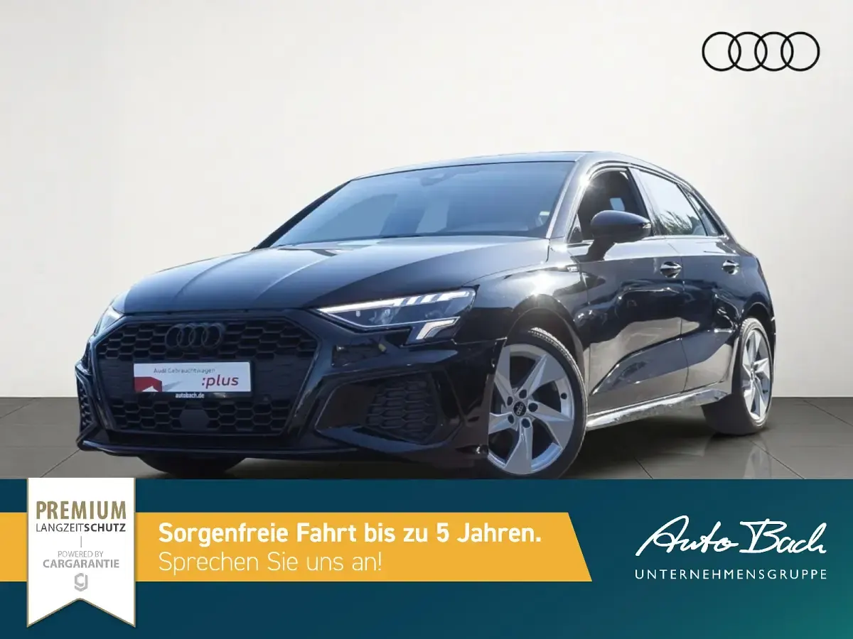 Gebraucht Audi A3 S-Line 116 PS (85 kW) 2023 Schwarz Limousine