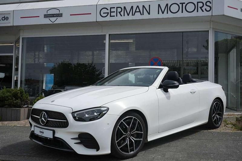 Weiß Gebraucht 2021 Mercedes E200 AMG line Cabrio | 42.999 € (Superpreis) - Bild 1/4