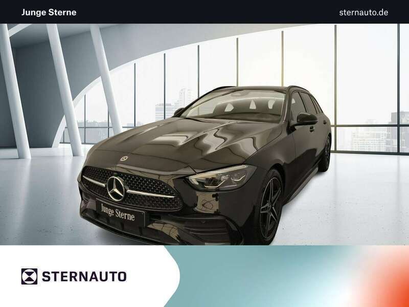 Lack obsidianschwarz Gebraucht 2023 Mercedes C200 Advanced Plus Kombi | 38.913 € (Teuer) - Bild 1/4