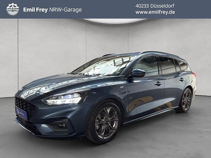 Chromablau metallic Gebraucht 2021 Ford Focus ST-Line Kombi | 14.980 € (Fairer Preis) - Bild 1/3