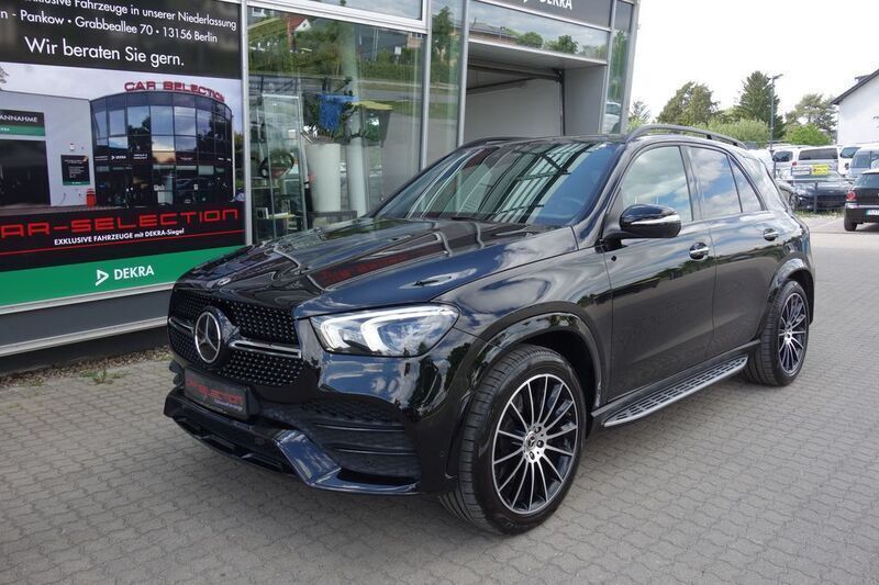 Tiefschwarz Gebraucht 2021 Mercedes GLE400 AMG SUV | 63.700 € (Fairer Preis) - Bild 1/4