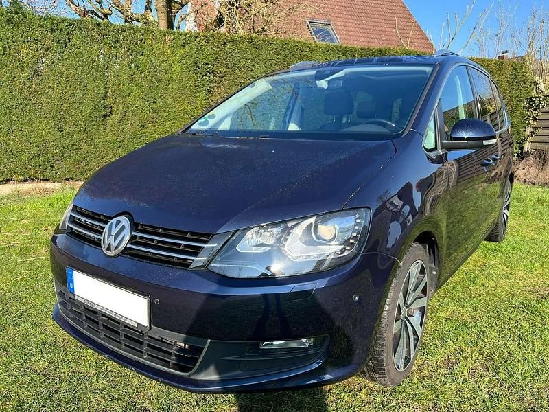Gebraucht VW Sharan Allstar 184 PS (135 kW) 2016 Blau Van / Kleinbus