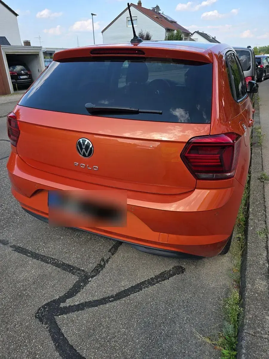 Gebraucht VW Polo Highline 95 PS (69 kW) 2020 Orange Kleinwagen