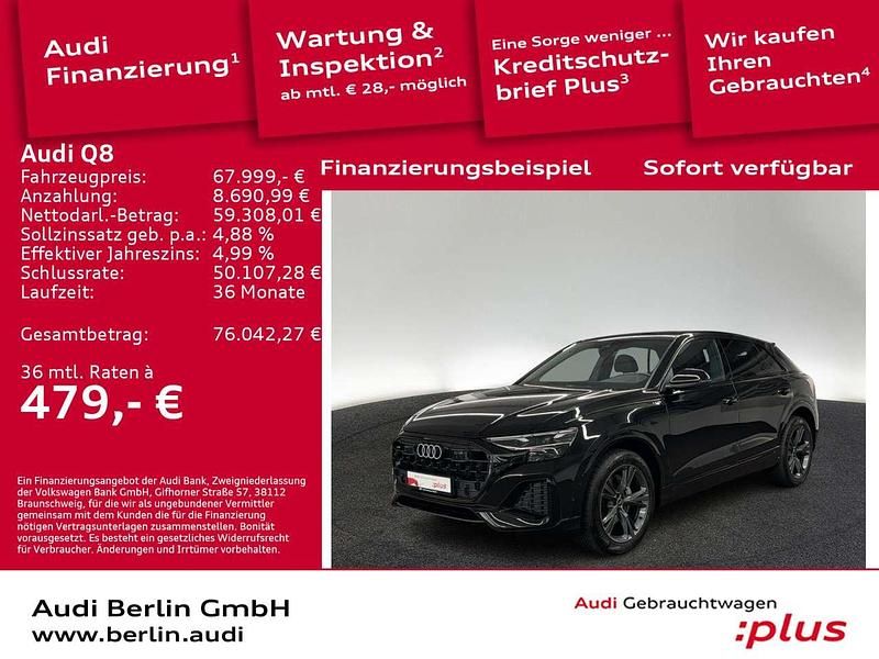 Gebraucht Audi Q8 Ambiente 286 PS (210 kW) 2024 Mythosschwarz metallic SUV