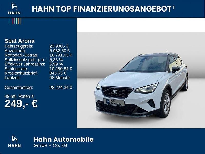 Gebraucht Seat Arona FR 110 PS (80 kW) 2024 "nevada" weiss SUV