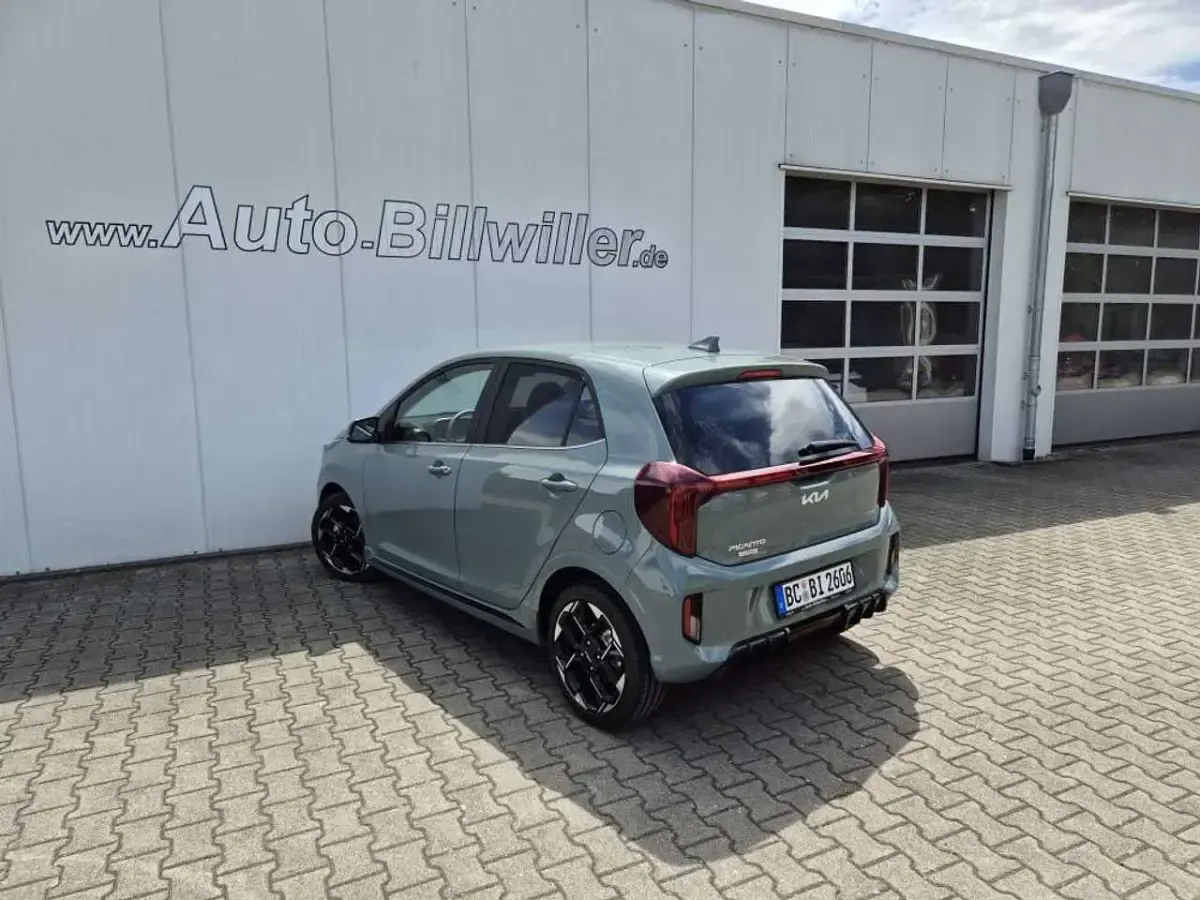 Gebraucht Kia Picanto GT-Line 68 PS (50 kW) 2026 Adventure grün metallic Kleinwagen