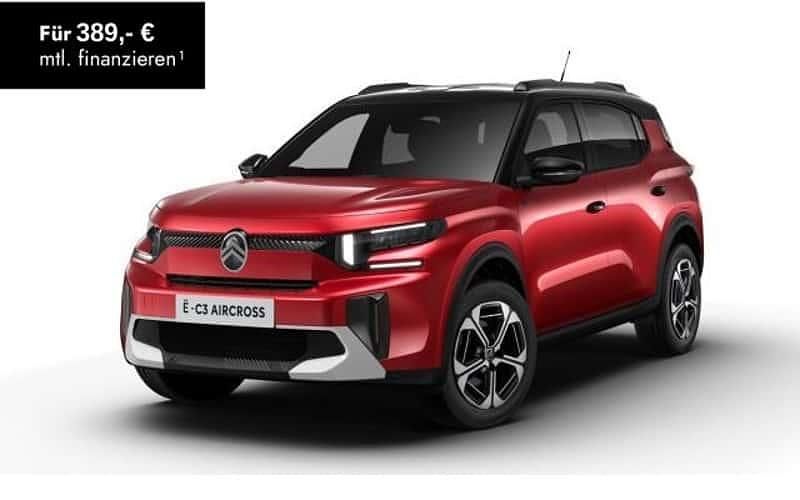 Rot Neu 2025 Citroën e-C3 Aircross SUV | 32.395 € (Etwas zu teuer) - Bild 1/3