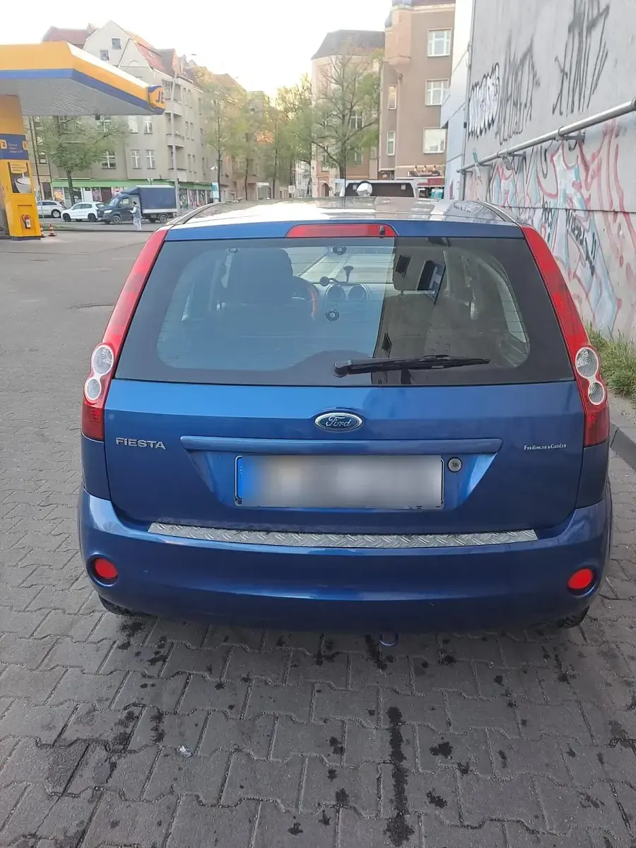 Gebraucht Ford Fiesta 2007 Blau Kleinwagen