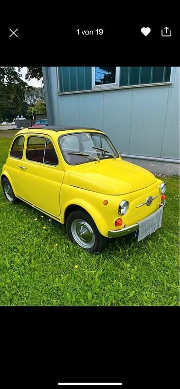 Gelb Gebraucht 1965 Fiat 500 | 9.999 € - Bild 1/4