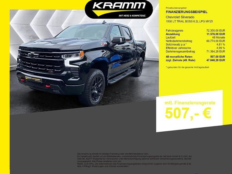 Neu Chevrolet Silverado LT 426 PS (313 kW) 2026 Schwarz SUV