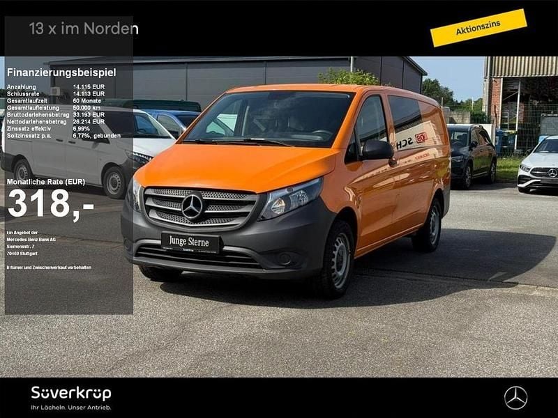 Tieforange Gebraucht 2023 Mercedes Vito Van / Kleinbus | 37.949 € (Teuer) - Bild 1/4