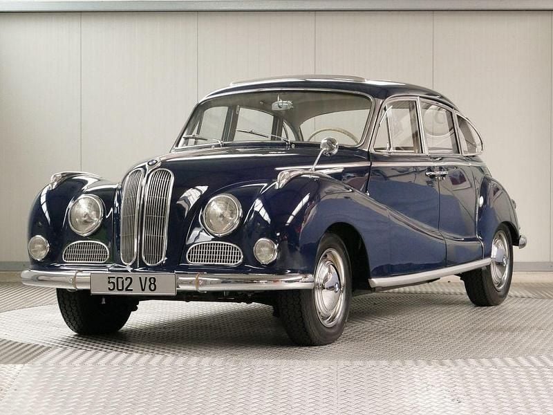 Blau Gebraucht 1963 BMW 502 Limousine | 52.500 € - Bild 1/4