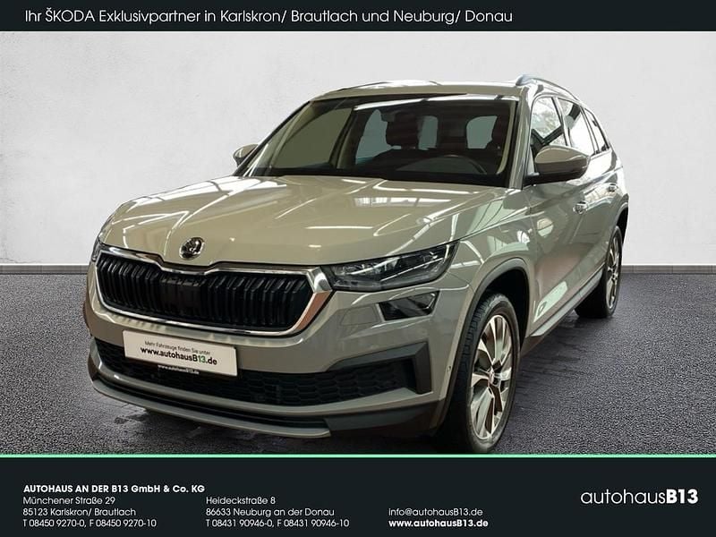 Stahlgrau Gebraucht 2022 Skoda Kodiaq Clever SUV | 34.890 € (Guter Preis) - Bild 1/4