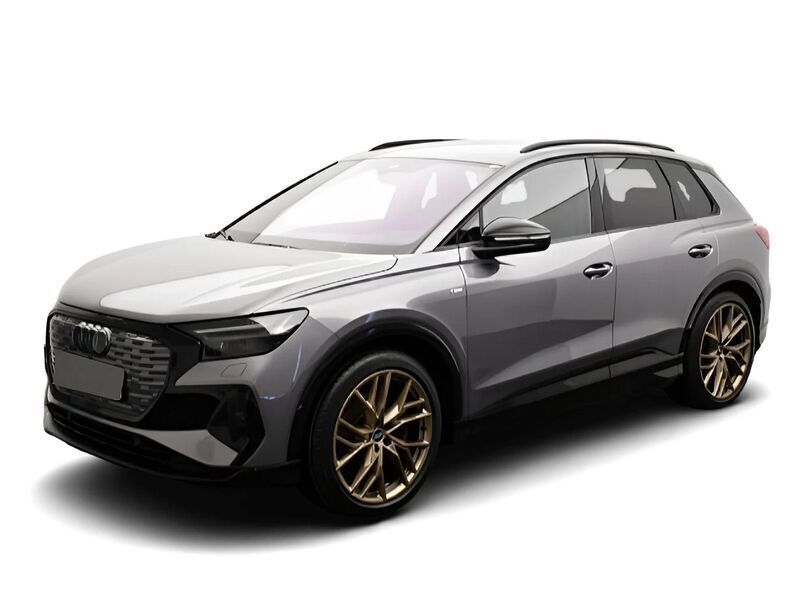 Grau Gebraucht 2021 Audi Q4 e-tron Basis SUV | 40.849 € (Teuer) - Bild 1/4
