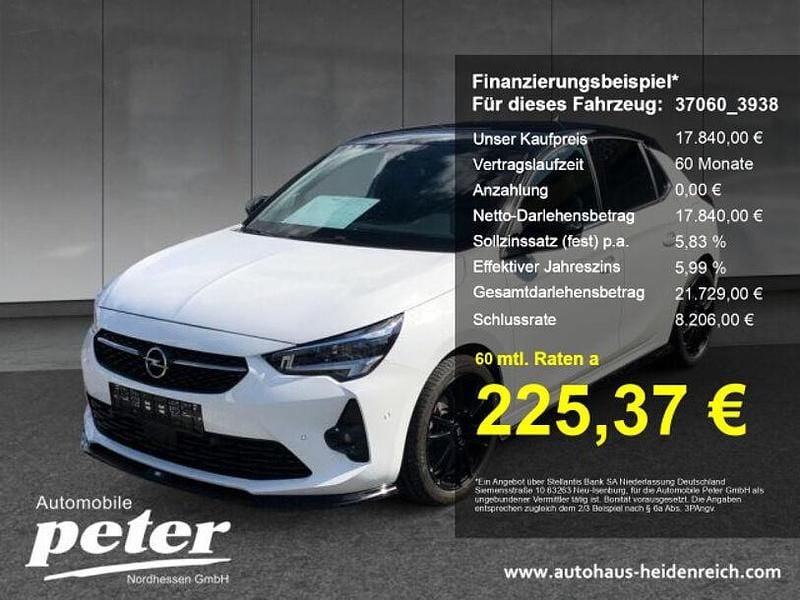 Arktis weiß uni Gebraucht 2023 Opel Corsa Ultimate Kleinwagen | 17.840 € (Fairer Preis) - Bild 1/4