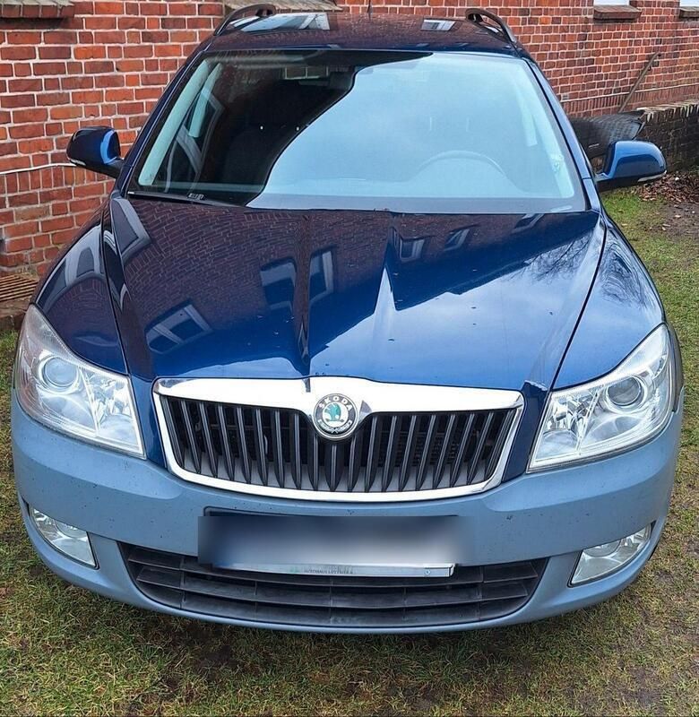 Blau Gebraucht 2009 Skoda Octavia Elegance Kombi | 3.990 € - Bild 1/4
