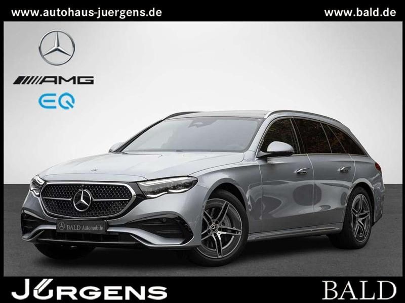Silber metalliclack hightechsi Gebraucht 2024 Mercedes E220 AMG Kombi | 51.230 € (Teuer) - Bild 1/4