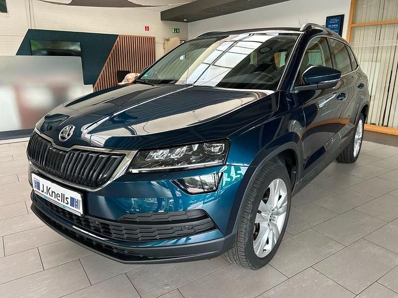 Blau Gebraucht 2019 Skoda Karoq Style SUV | 23.450 € (Etwas zu teuer) - Bild 1/4