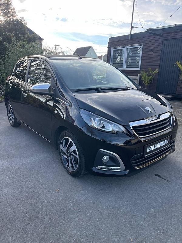 Schwarz Gebraucht 2017 Peugeot 108 Allure Kleinwagen | 6.590 € (Fairer Preis) - Bild 1/4