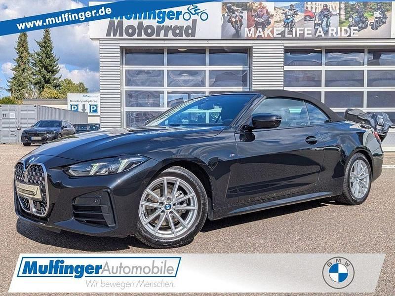 Black sapphire Gebraucht 2025 BMW 420 M Sport Cabrio | 50.880 € (Superpreis) - Bild 1/4
