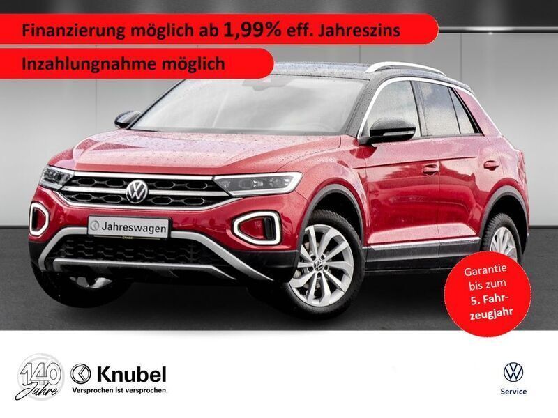Kings red metallic Gebraucht 2024 VW T-Roc Style SUV | 26.480 € (Fairer Preis) - Bild 1/4