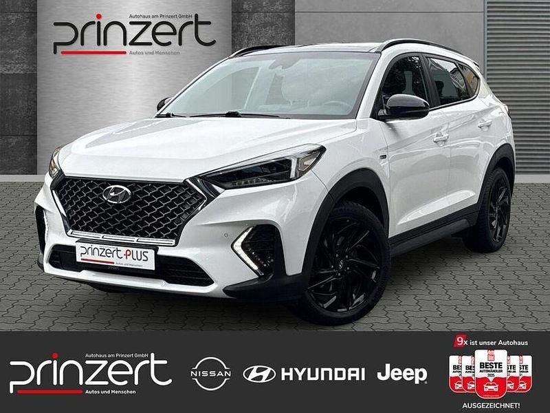 Polar white / sol Gebraucht 2019 Hyundai Tucson N Line SUV | 23.470 € (Fairer Preis) - Bild 1/4