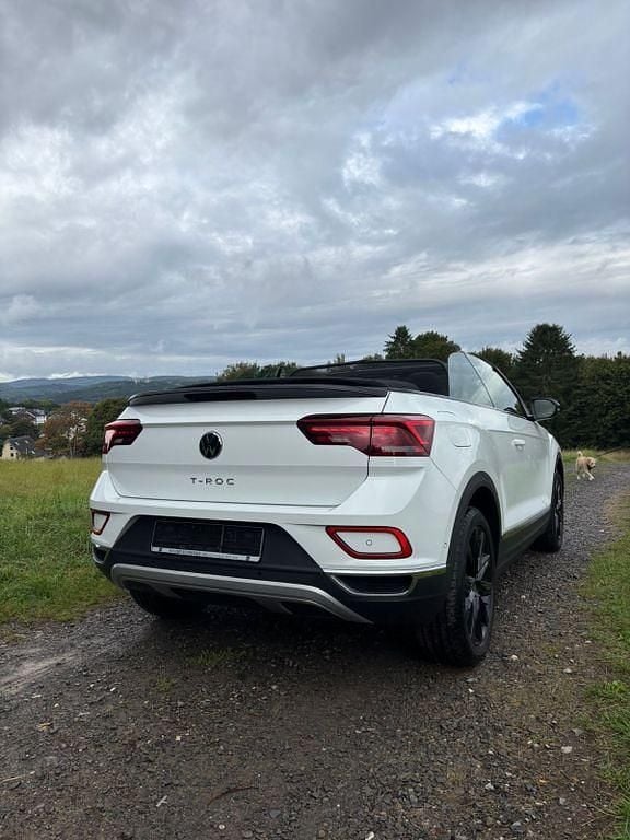 Gebraucht VW T-Roc Cabriolet Style 150 PS (110 kW) 2022 Weiß Cabrio