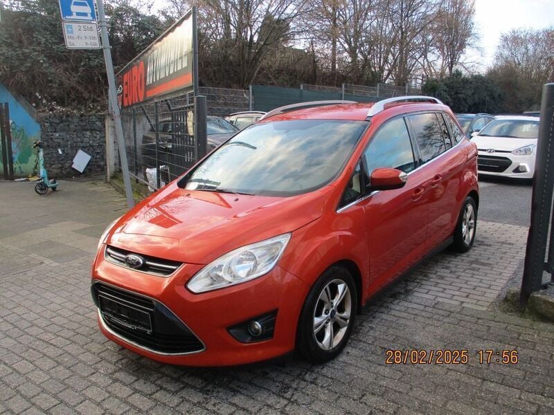 Gebraucht Ford Grand C-Max Champions Edition 150 PS (110 kW) 2012 Rot Van / Kleinbus