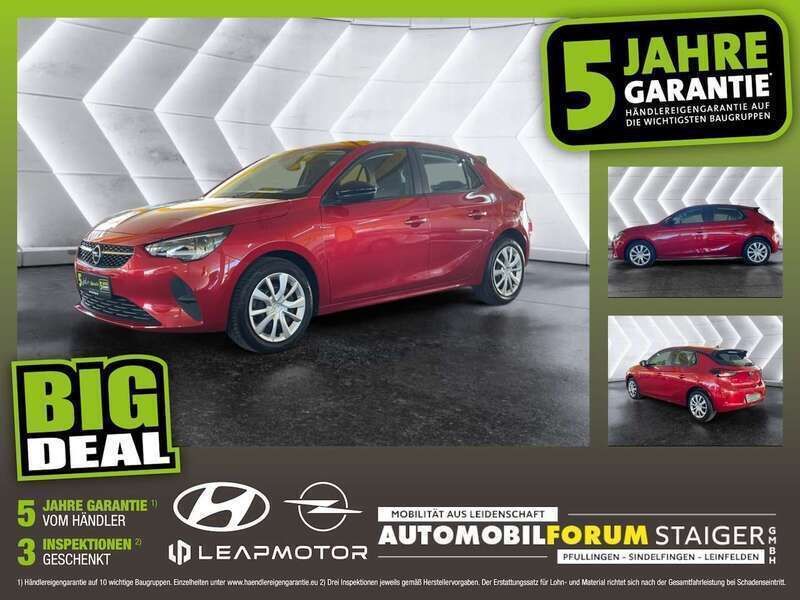 Chili rot/kardio rot Gebraucht 2022 Opel Corsa Edition Kleinwagen | 16.790 € (Fairer Preis) - Bild 1/4