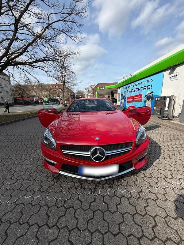 Gebraucht Mercedes SL63 AMG AMG 2012 Rot Cabrio