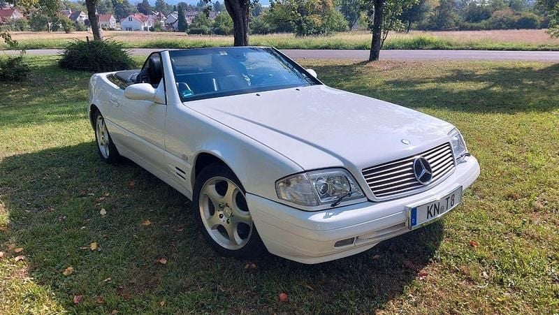 Gebraucht Mercedes SL320 224 PS (164 kW) 2000 Weiß Cabrio
