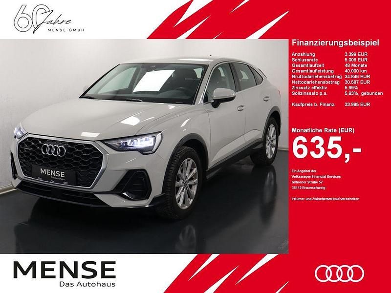 Tausilber Gebraucht 2020 Audi Q3 Sportback Basis SUV | 33.985 € (Fairer Preis) - Bild 1/4