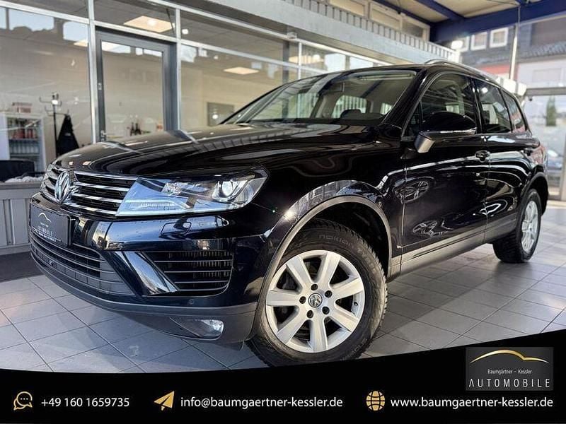 Deep black perleffekt Gebraucht 2016 VW Touareg Terrain Tech SUV | 18.990 € (Guter Preis) - Bild 1/4