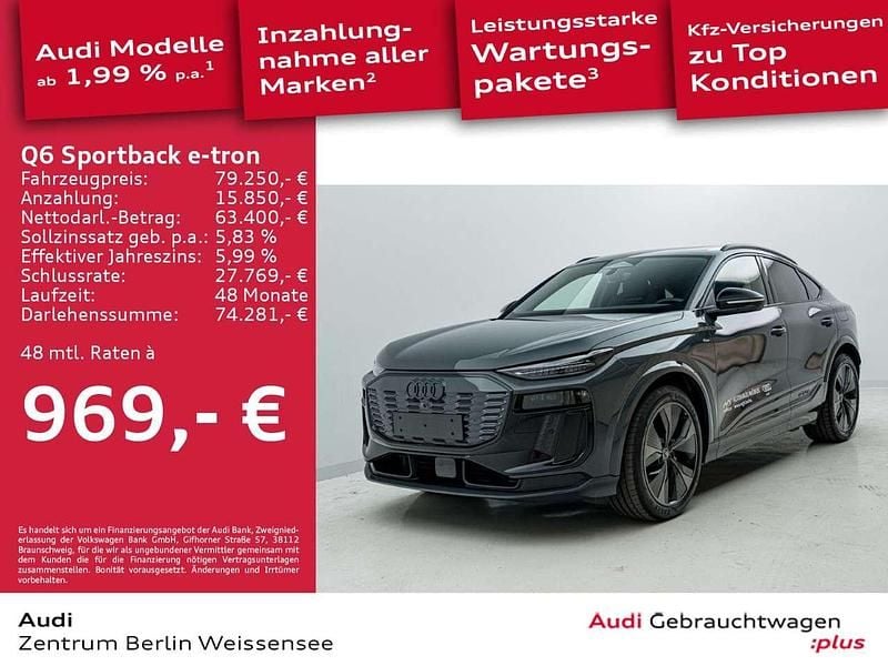 Magnetgrau Gebraucht 2025 Audi Q6 e-tron Edition .1 SUV | 78.250 € - Bild 1/4
